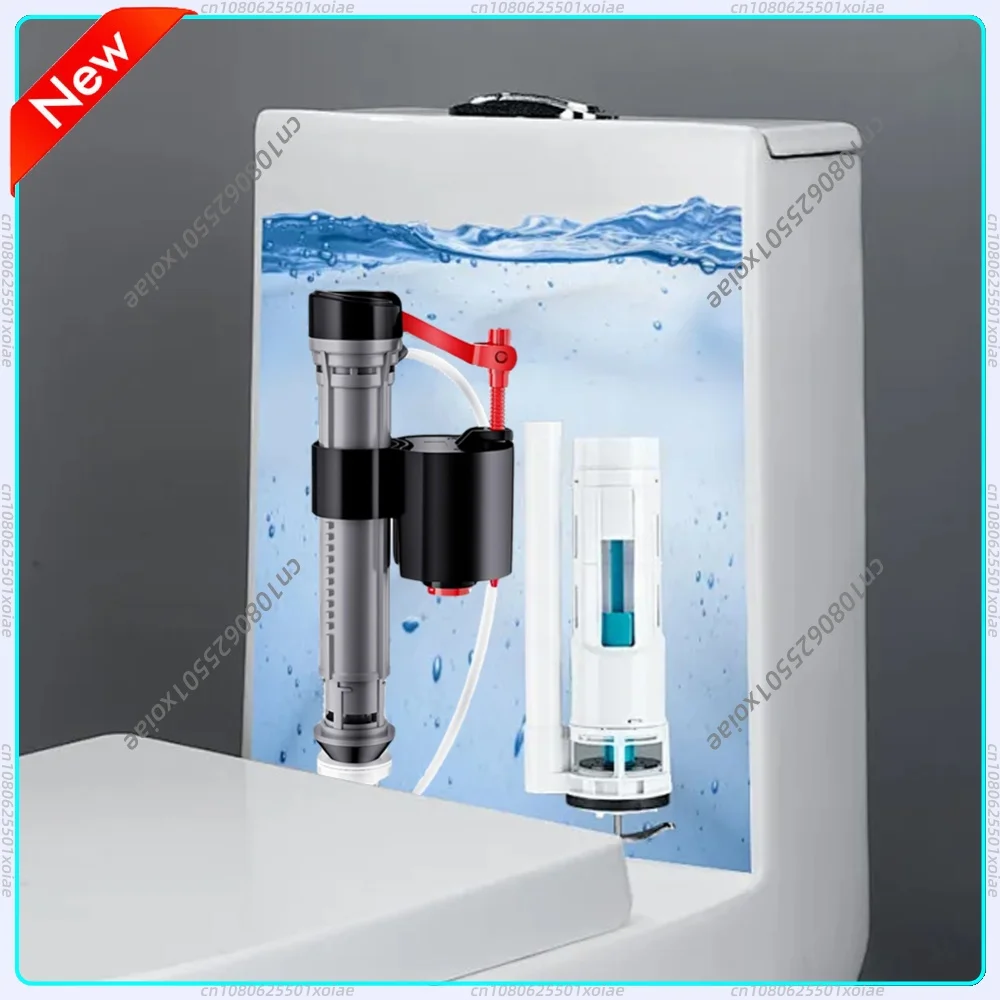 Universal Toilet Fill Valve Adjustable Height Tank and Bowl Water Control 19.5-30.5cm Bathroom Shank Inlet Float