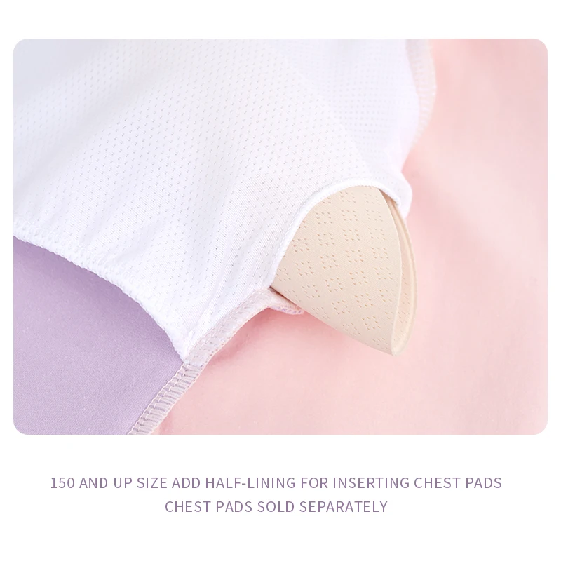 Body da balletto per ragazze adolescenti Body da ballo con giunture colorate Body da ginnastica a maniche lunghe Foderato Costumi di danza classica per bambini