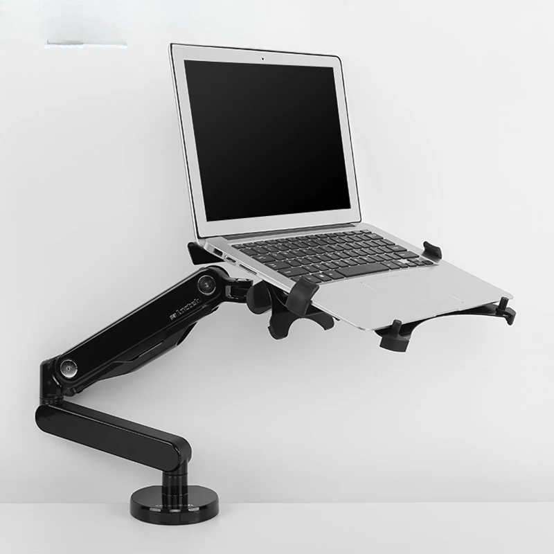 Monitor Robotic Arm Stand Accessories Perforated Mechanical Spring Laptop Clamp Support with Keyboard Rest W61