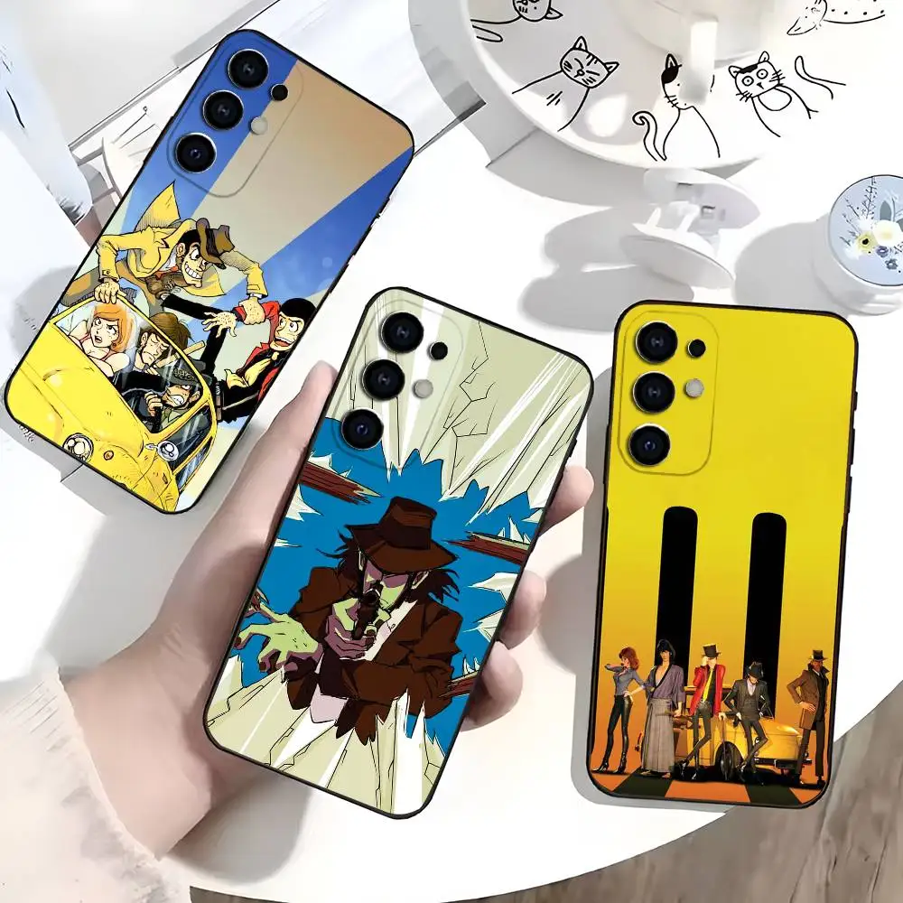 

Anime L-Lupin The T-Third Phone Case For Samsung S25,S24,S21,S22,S23,S30,Ultra,S20,Plus,Soft Silicone Black Cover