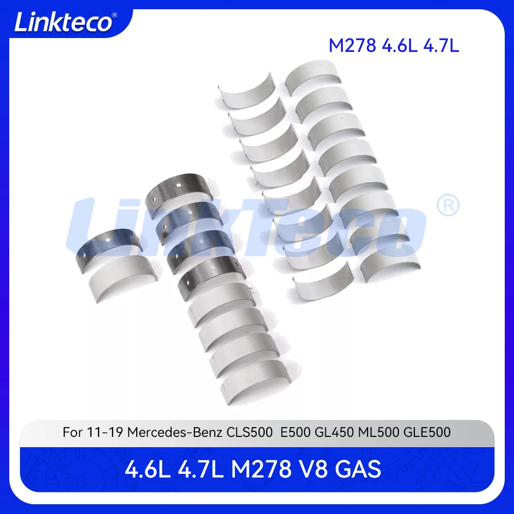 

Engine Crankshaft Main & Connecting Rod Bearing Set For M278 4.6 4.7 T L MERCEDES-BENZ C218 S500 G63 W222 W212 W166 4.6L 4.7L
