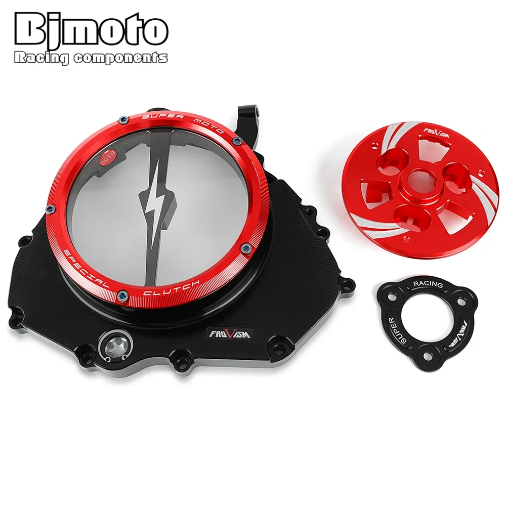 

Z400 Clear Clutch Cover Clutch Guard Pressure Plate Kit For Kawasaki ninja 400 Ninja400 Z400 2018 2019 2020 2021 2022 2023 2024