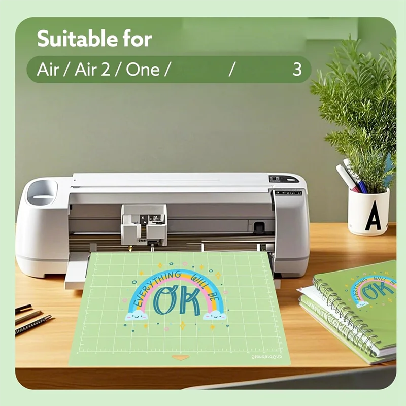 -A89Z 24팩 비닐 매트 다양한 접착 매트 12X12인치(라이트, 스탠다드, 스트롱) 커팅 매트