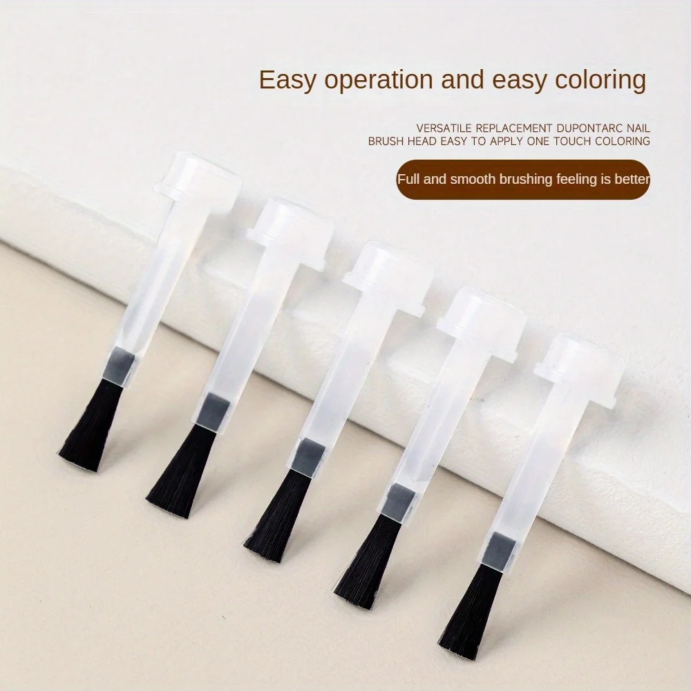 Zestaw profesjonalnych pędzli dwustronnych do lakierów hybrydowych, wymienne i odświeżające, z możliwością demontażu, do salonów kosmetycznych, hurt.
