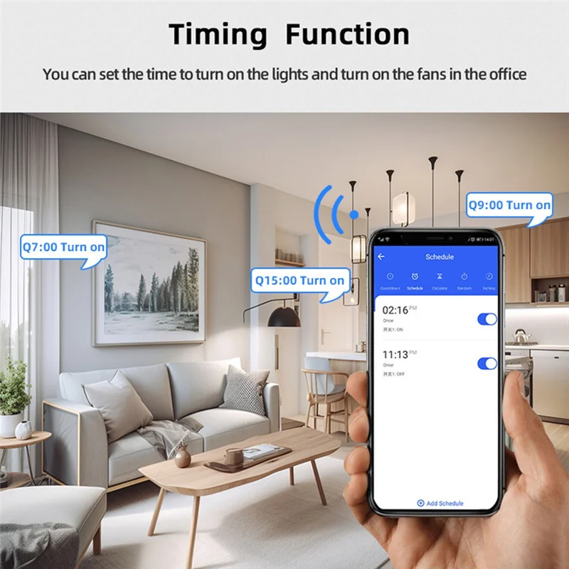 JABS-TUYA Smart WIFI مقياس الطاقة 1P قطاع دارة مع قياس كيلووات ساعة، ومراقبة مؤقت التتابع وحماية التسرب