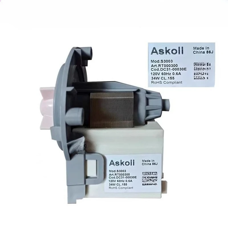 

Для стиральной машины Samsung DC31-00030E Детали двигателя сливного насоса S3003 AC120V 60HZ 34W