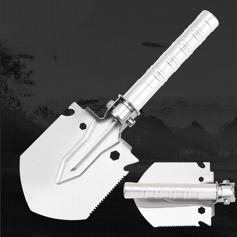 

29cm Outdoor Portable EDC Multifunctional Folding Engineering Shovel Vehicle Mounted Excavation Camping Emergency Tool