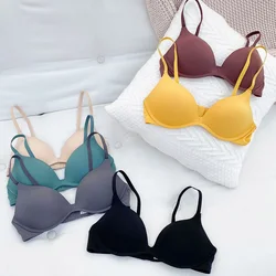 Womens Bralette Wireless Unbound Girls Gather Sexy Lingerie Push Up Bras Female Underwear BH Tops Size AAA AA A B Cup