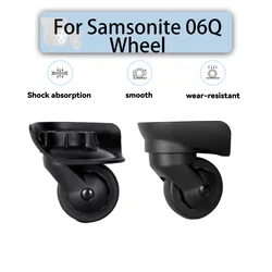 For Samsonite 06Q Universal Wheel Replacement Suitcase Rotating Smooth Silent Shock Absorbing Wheel Accessories Wheels Casters