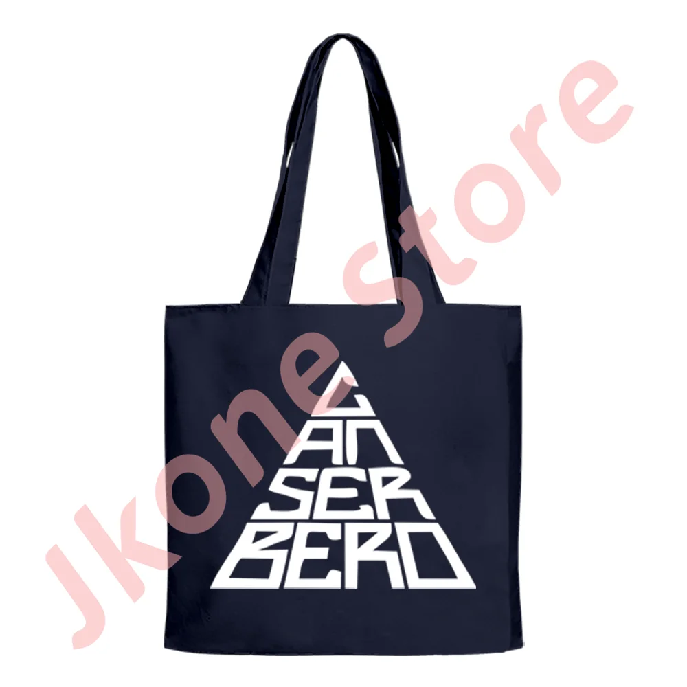 Canserbero Merch Tote-Bolso de hombro con logotipo para hombre y mujer, bolso informal de estilo hip hop, moda urbana