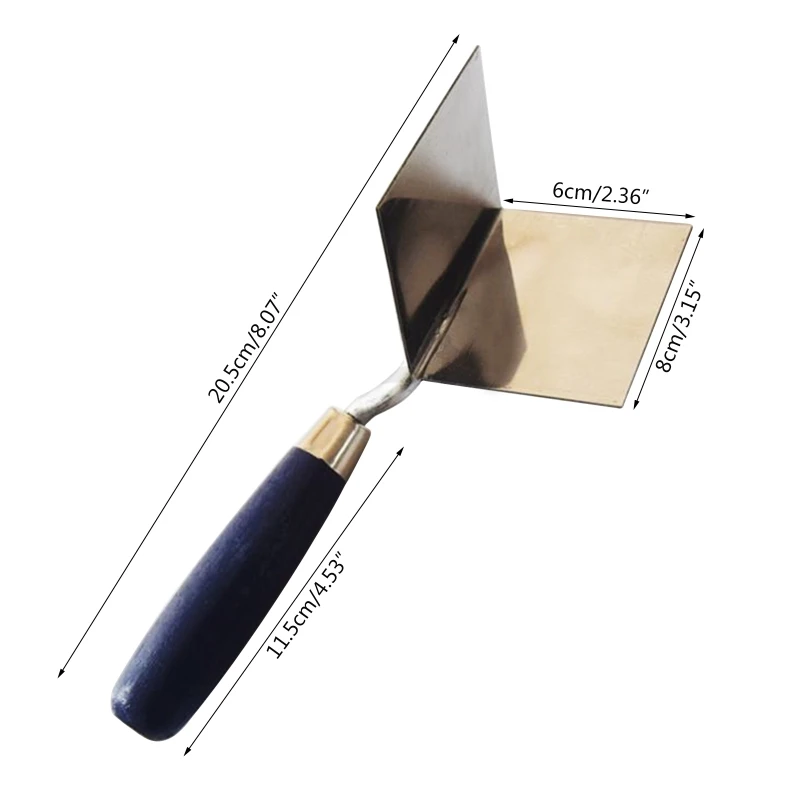 Stainless Steel Inner and Outer Corner Trowel for