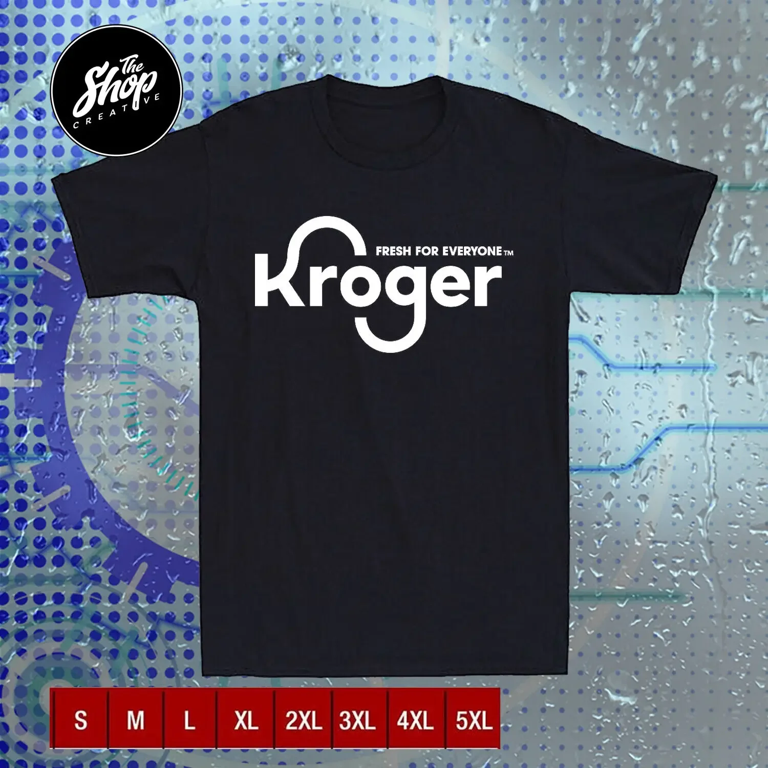 Hot Shirt Kroger Delivery Logo Funny T-Shirt USA Size S-5XL