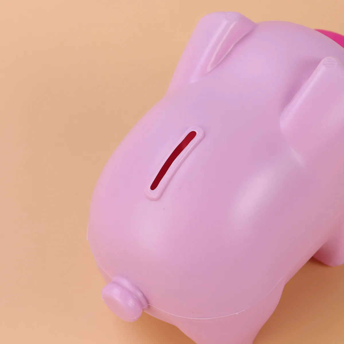 

Saving Pot Plastic Piggy Rose Red Coin Bank for Kids Nursery Room Decor Birthday Gift Option Saving Pot