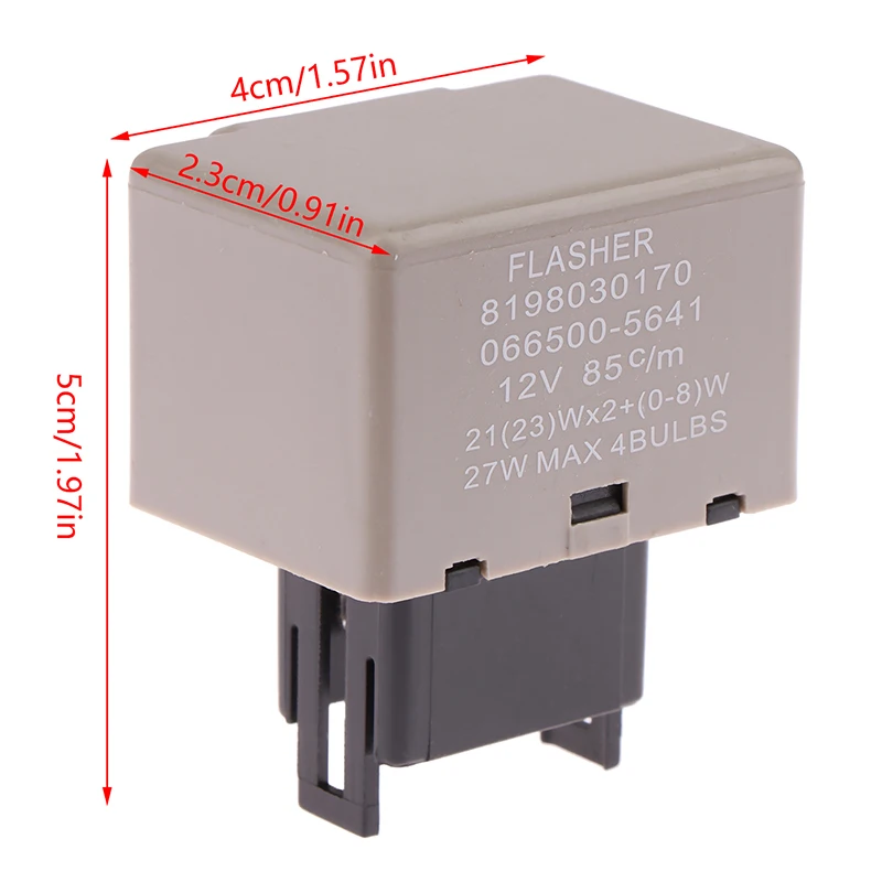 Turn Signal Flasher Speed Adjustable 81980-50030 Compatible With FJ Cruiser For Sienna Electronic Flasher Relay