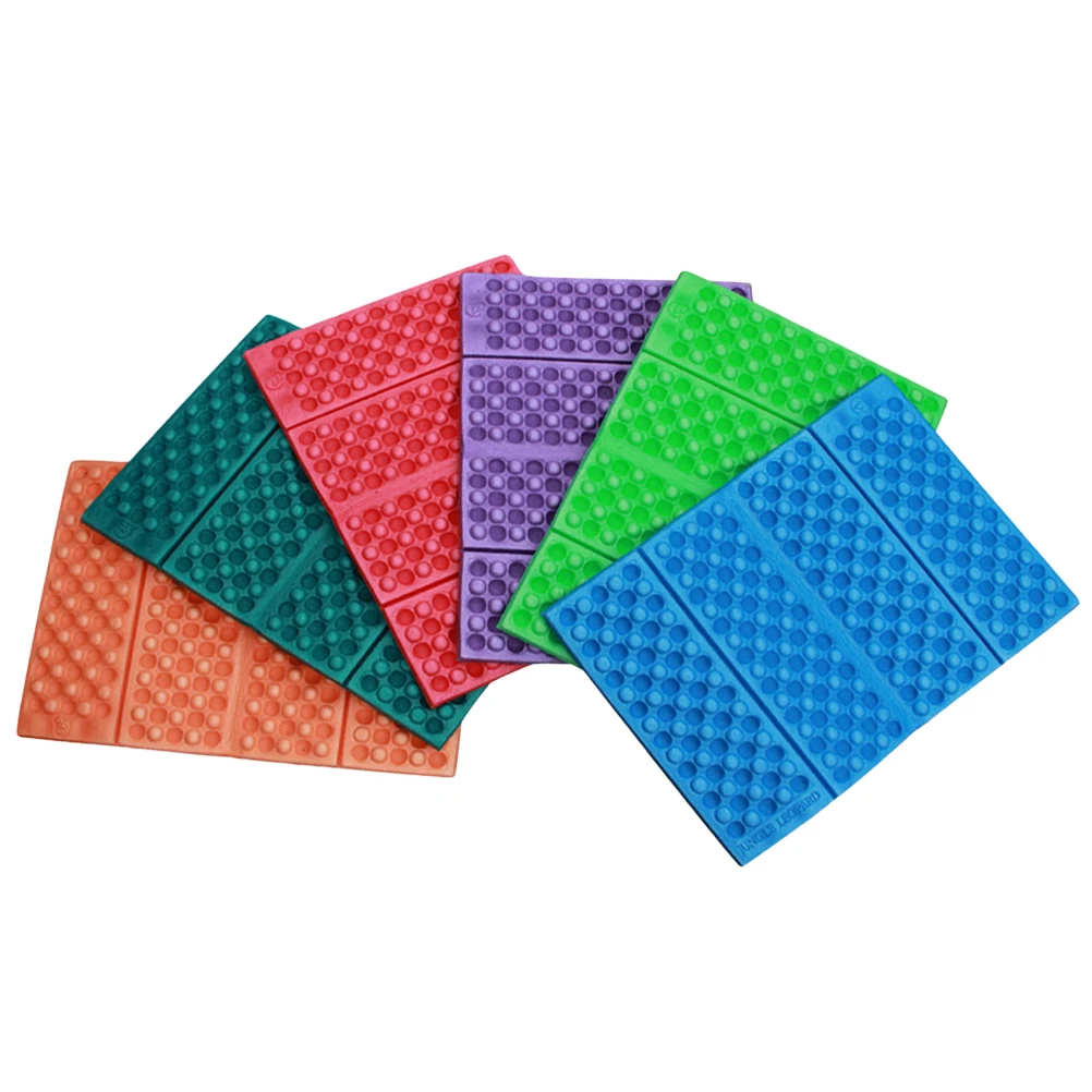 

5 pcs Foldable Xpe Picnic Camping Beach Pad Lightweight Multi-Functional Egg Tray Design Moistureproof Mat For Outdoor Travel
