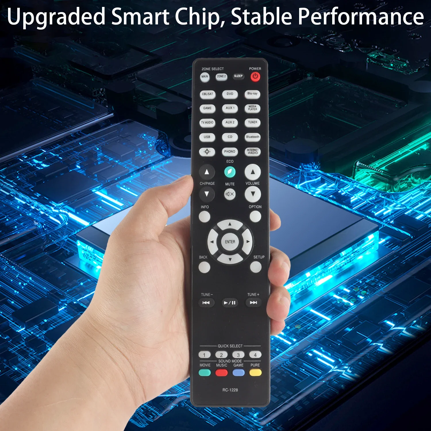 Nuovo telecomando RC-1228 RC1228 compatibile con controller ricevitore AV Denon RC-1227 RC-1217 RC-1218 RC-1192 AVR-X3600H