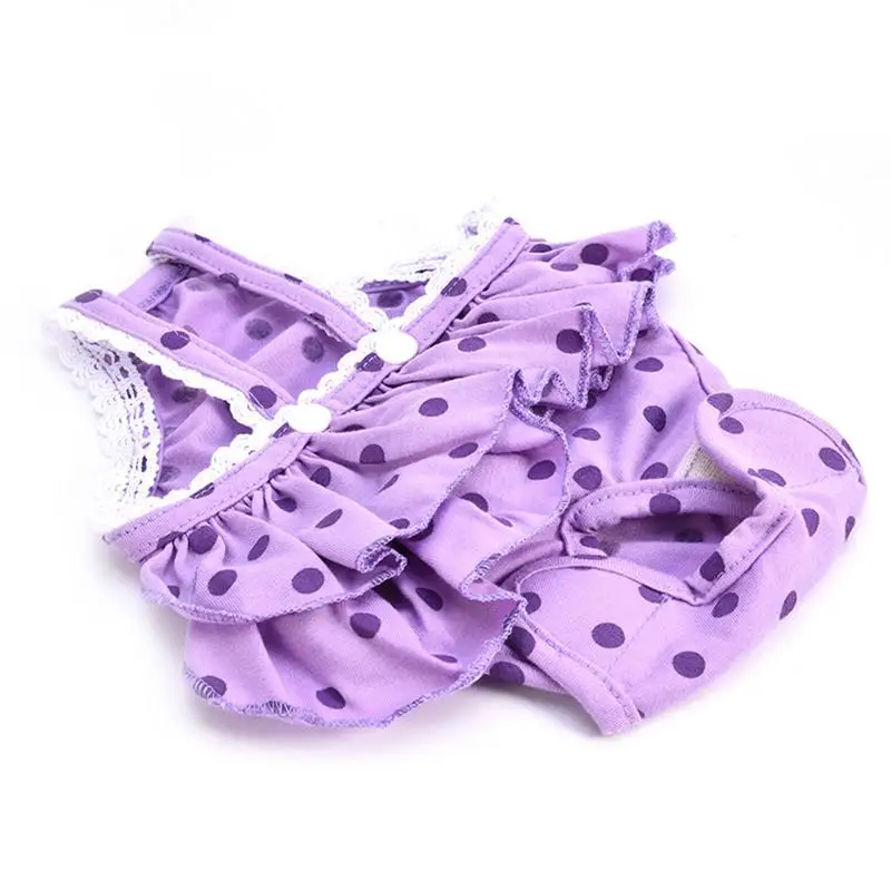 New Female Pet Dog Physiological Menstrual Hygiene Pants Estrus Girl Puppy Period Menstruation Panty With Lace Supply