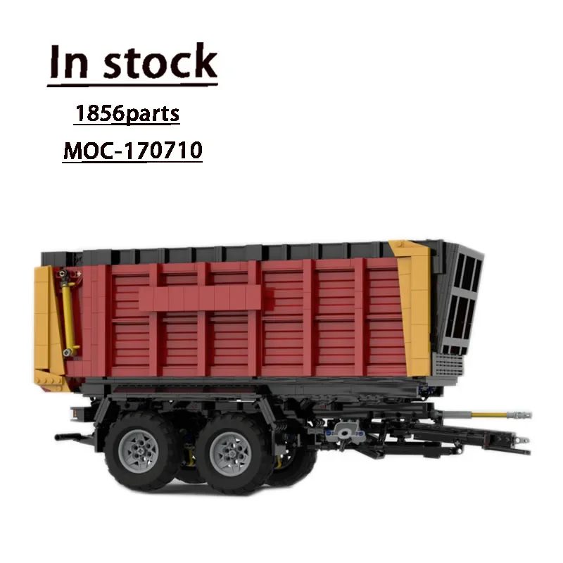 

MOC-170710 Transport 720 Silage Cart Assembly Splicing Building Block Model 1856 Parts MOC Creative Building Block Model Toy