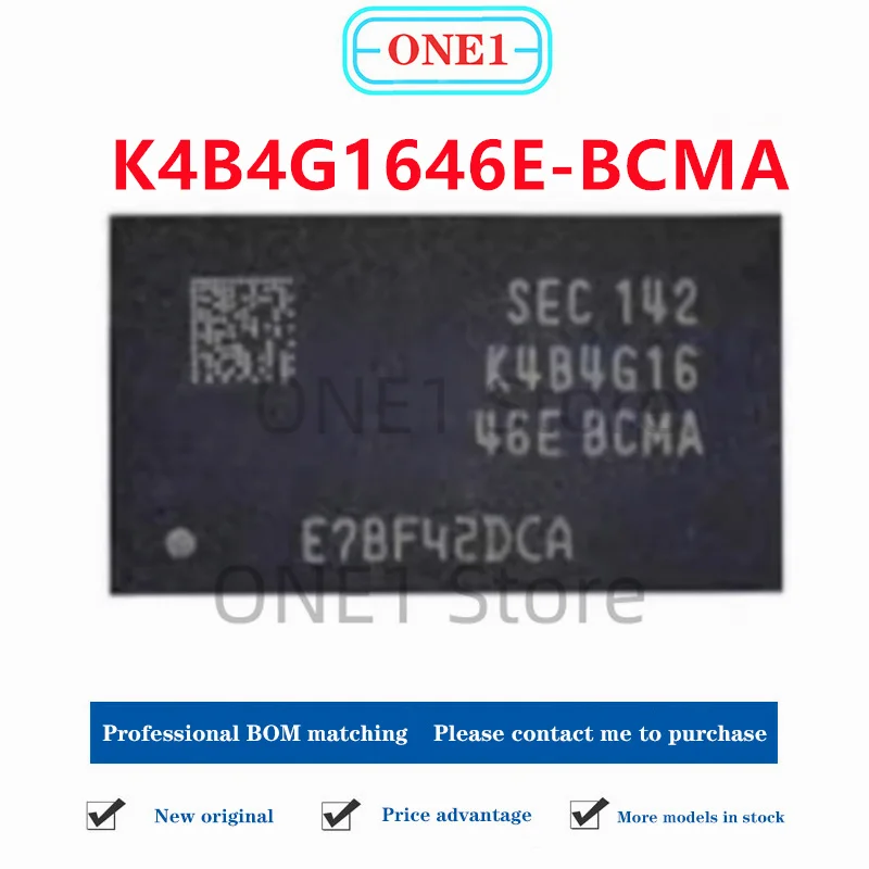 1PCS/lot New original  K4B4G1646E-BCMA DDR3 memory particle 16 bit single 512M