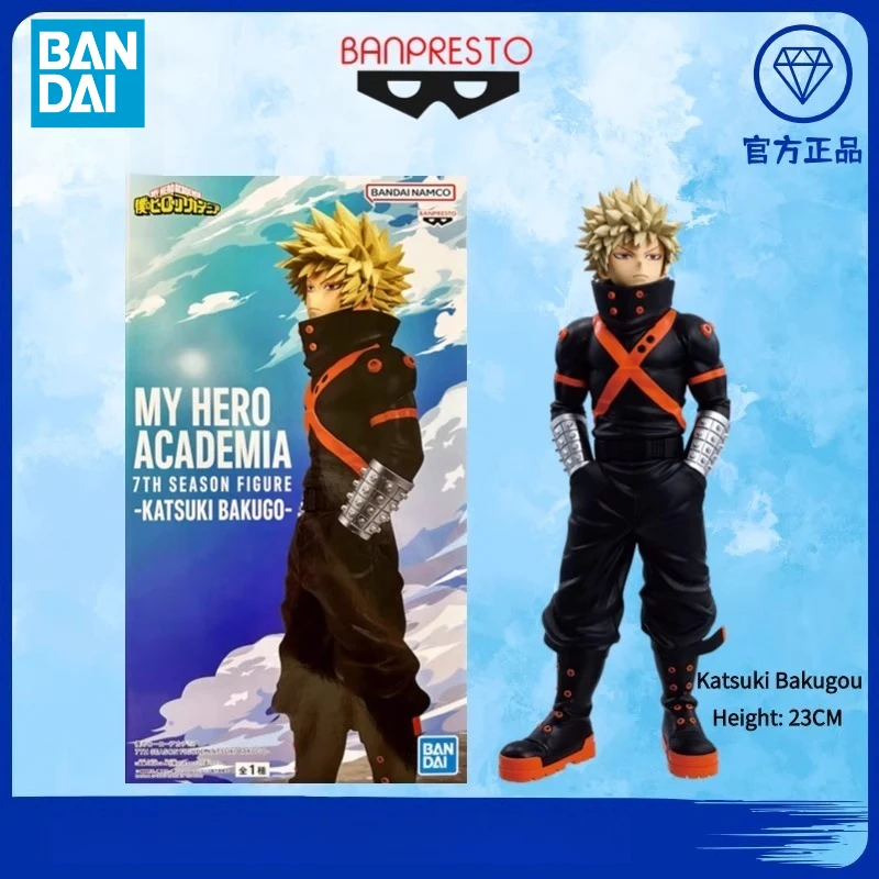 BANDAI BANPRESTO в наличии My Hero Academia Bakugou Katsuki оригинальная фигурка украшения Funko Pop праздничные подарки