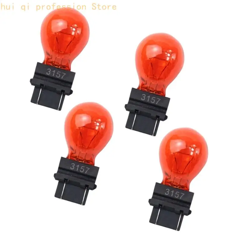 4PCS 3156 3157 Halogen Turn Bulb 12V 21W 3000K Auto Lighting Bulb Set H8WE