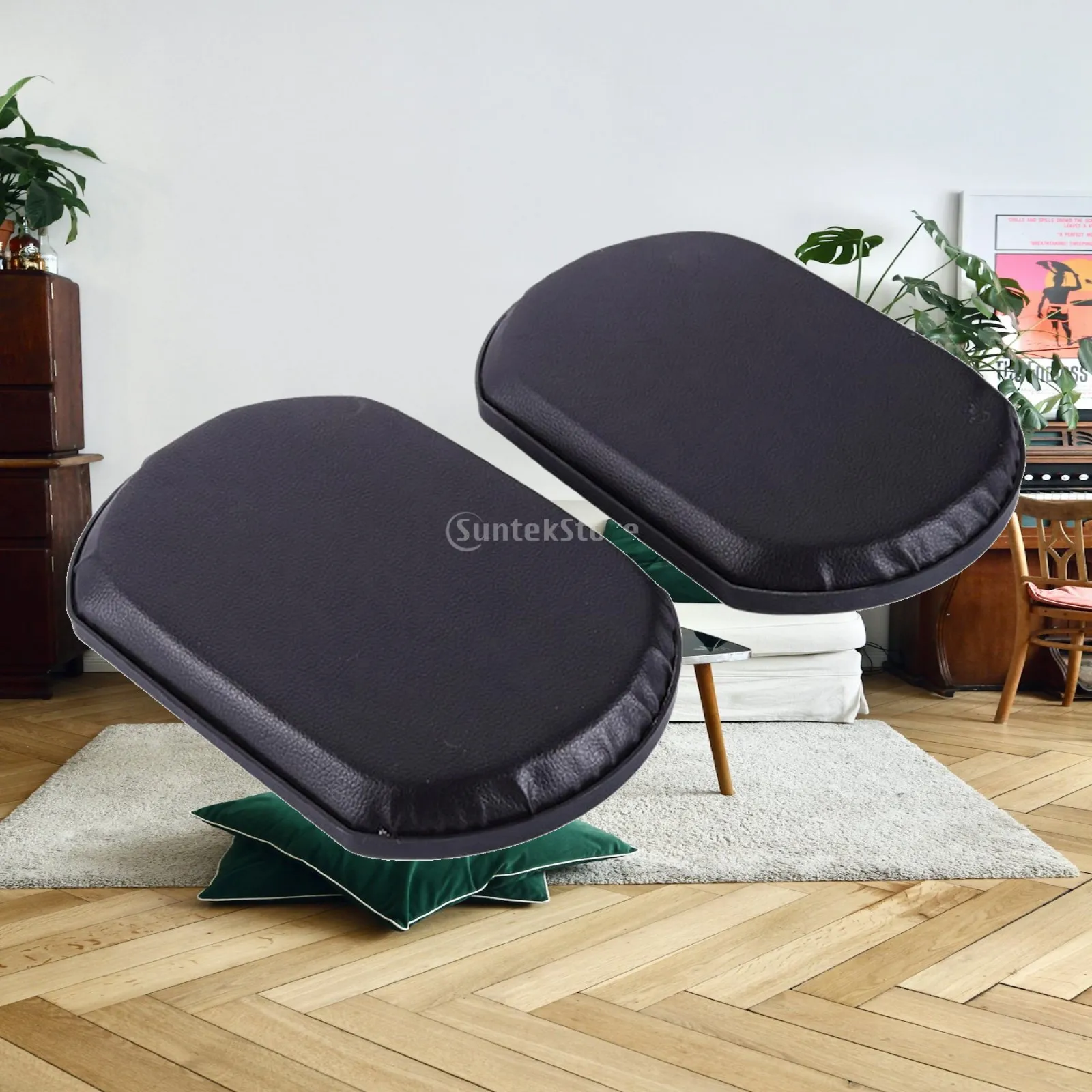 Mobility Scooter Leg Rest Pad Comfortable Calf Support Cushion Replacement Part with Pre Drilled Holes for Quick Mount