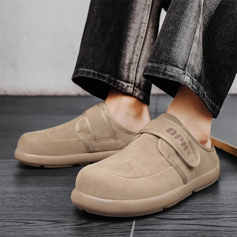 

Men's Fashion Soft-soled Half Slippers Summer Men Trendy Bottom Casual Shoes Soft Sole Support Shoes Sneakers Zapatos De Hombre