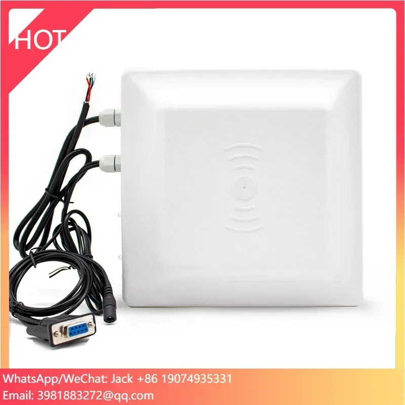 

LONVILL Long Distance Range 7dBi Circular Antenna Weigand UHF Reader RFID Card Warehouse Weigand USB UHF Reader