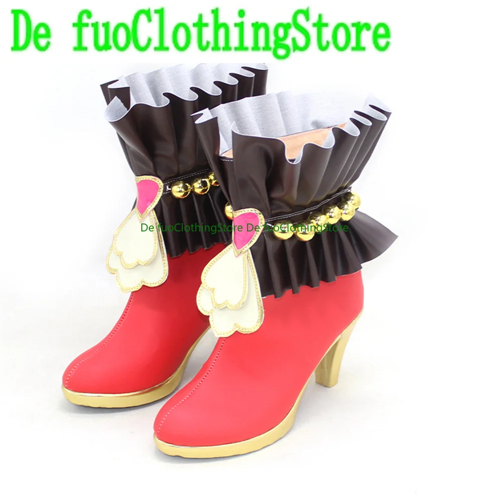 Umamusume جميلة ديربي ميهونو بوربون تأثيري أحذية الأحذية لعبة أنيمي كرنفال حفلة الهالوين عيد الميلاد Defu الملابس متجر الأحذية #1