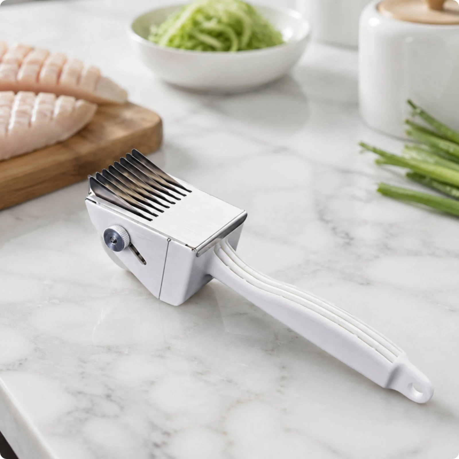 Squid Flower-Cutting Tool Reusable Squid Cutting Tool Seafood Decorative Cutter Lightweight Compact for Home Cooks
