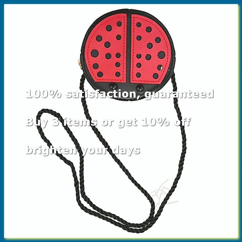 Cute Ladybug Children's Shoulder Bag Personality Wild Purse Mini Accessories Bag