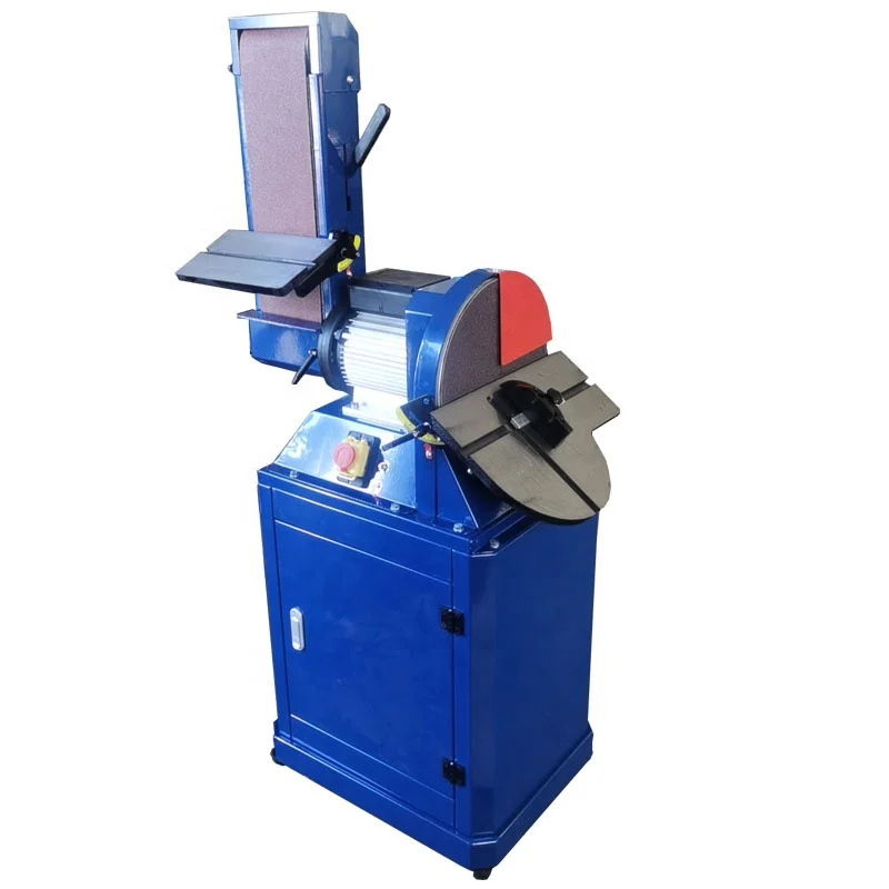 Dual Workbenches Horizontal Vertical Bench Carpentry Disc Belt Sander 1.1kW Motor Dual Dust Extraction Ports Edge Banding