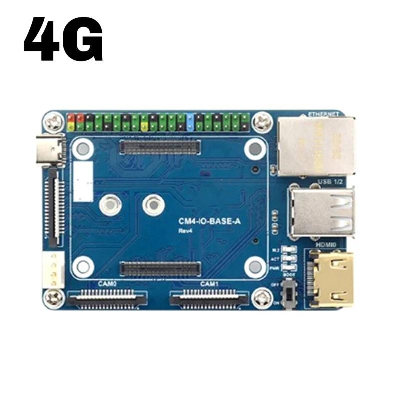 

Well Made-Core 3566 Module Kit With Rockchip RK3566 Quad 64Bit Core Processor AI Core Board For Raspberry Pi CM4 4G US Plug