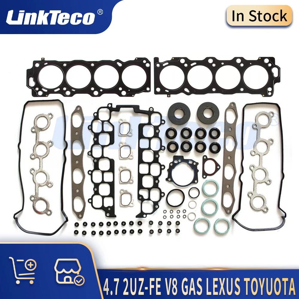 Engine Parts Cylinder Head Gasket Seal Set Kit 98-04 2UZ-FE Gas 4.7 L For LEXUS GX470 LX470 TOYOTA 4RUNNER LAND CRUISER SEQUOIA