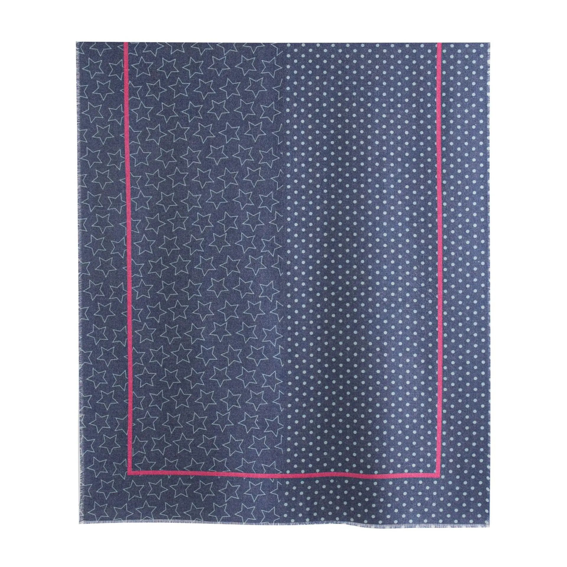 Bufanda de Cachemira de imitación con estampado de ondas para mujer, nueva moda de otoño e invierno, protección del cuello para ir al trabajo, bufanda ligera de lujo