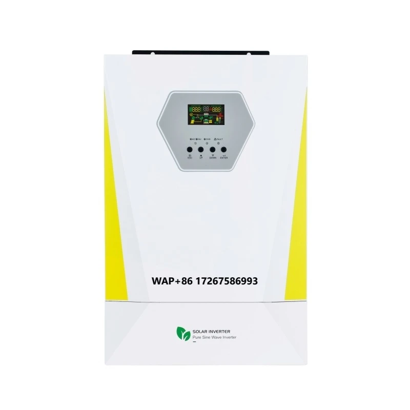 

6200W Pure Sine Wave Hybrid Solar Inverter MPPT 500V PV Voltage Single Phase 48V Solar Inverter 6.2KW for Home