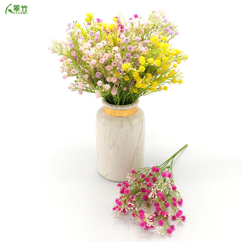 Simulation of Gypsophila Small Bunch of Flowers Kindergarten Decoration Holding Fake Plastic Flowers Nordic Decoration