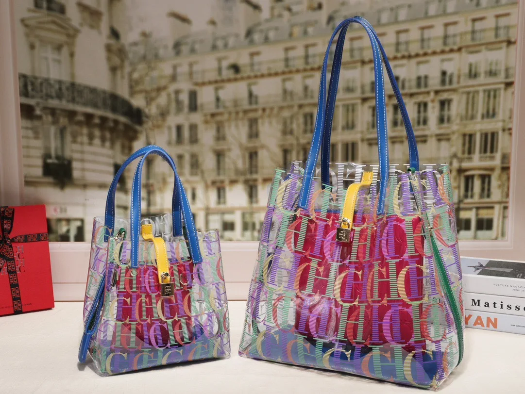 CH Transparent Exquisite Women's Bag 2026 New Mini Vegetable Basket Niche Design Jelly High-end Versatile Crossbody Handbag