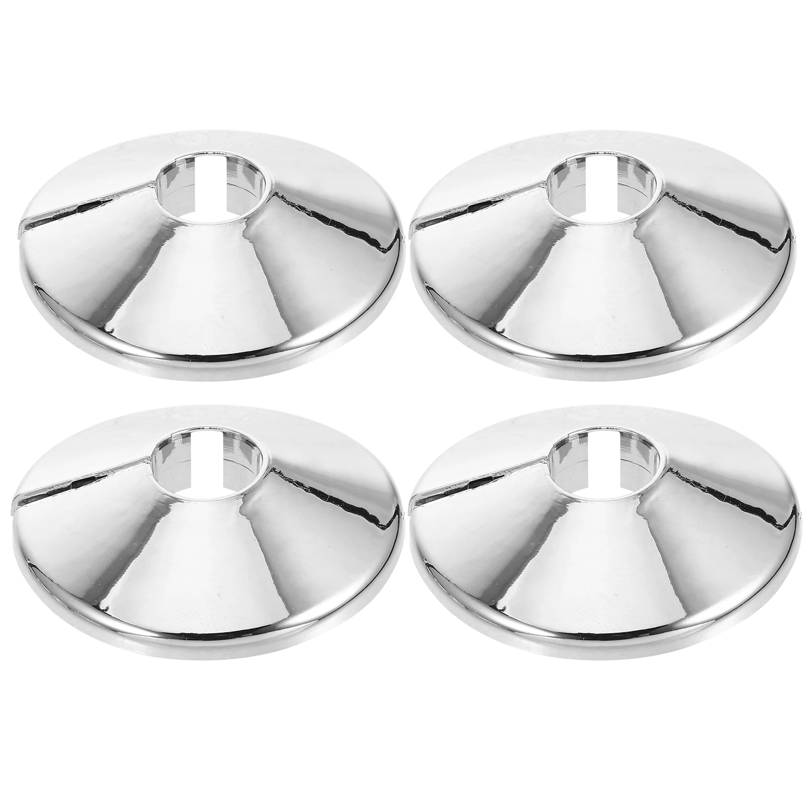 

4 Pcs Covers 15mm Hole Flange Plates Collars Pipe Covers Durable ABS Bathroom Toilet Watertight Rings Plumbing Fits