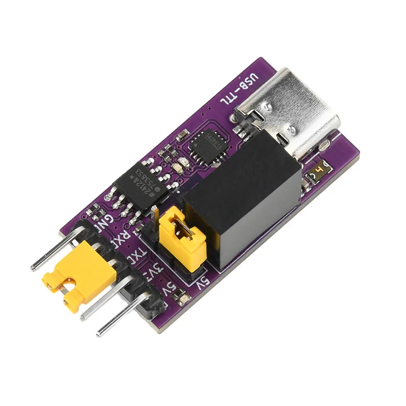DC3.3V/5V Serial Port Isolated Communication USB to TTL Downloader Module UART CH343 Isolated Type