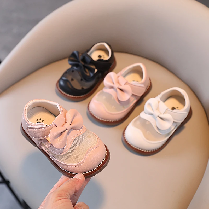 New Spring Girls\' Shoes Baby Princess Shoes 0-1-3 Years Old Spring Walking Shoes Baby Shoes W \'s Kids\' Fashionable Leather S