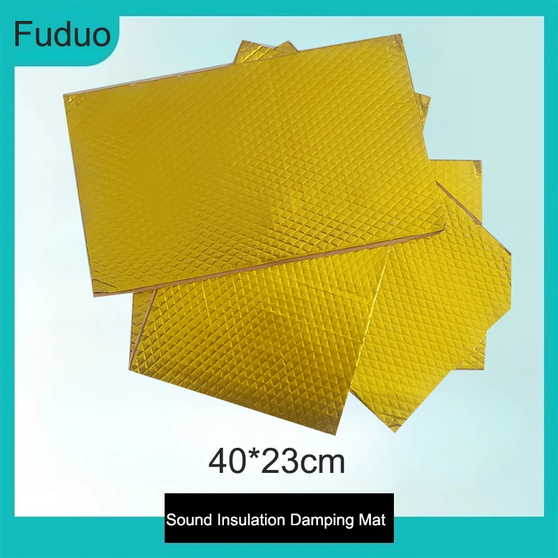 Car Door Sound Insulation Damping Mat Self‑Adhesive Butyl Rubber Deadener Foil Auto Noise Proof Vibration Dampening Pad