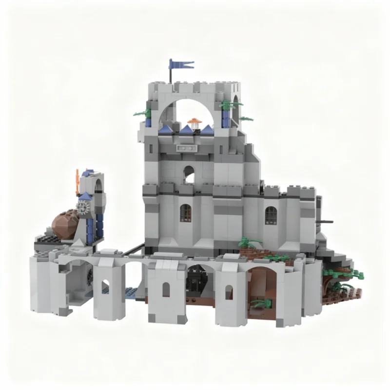 

962PCS MOC Medieval Castle Citadel Orlan Expanded Model Custom Building Blocks DIY Creative Ideas Assembly Display Gift Home Set