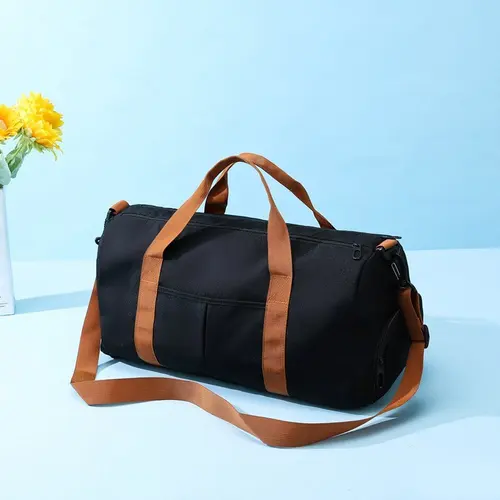 Imagen 2 del producto Bolsa de viaje de gran capacidad, bolsa de equipaje, separación en seco y húmedo, bolsa de yoga fitness: para deportes, vacaciones de fin de semana y uso de ocio