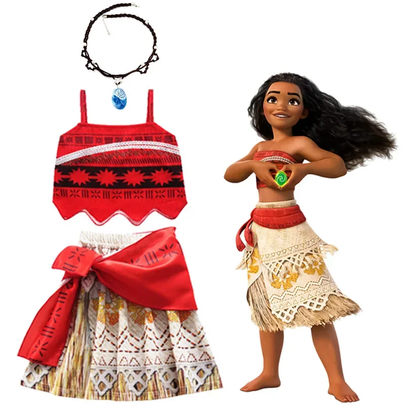 Girls Moana Costume Bikini for Kids Vaiana Princess Dress Clothes Costumes girls baby Girl party dresses cosplay Swimsuit