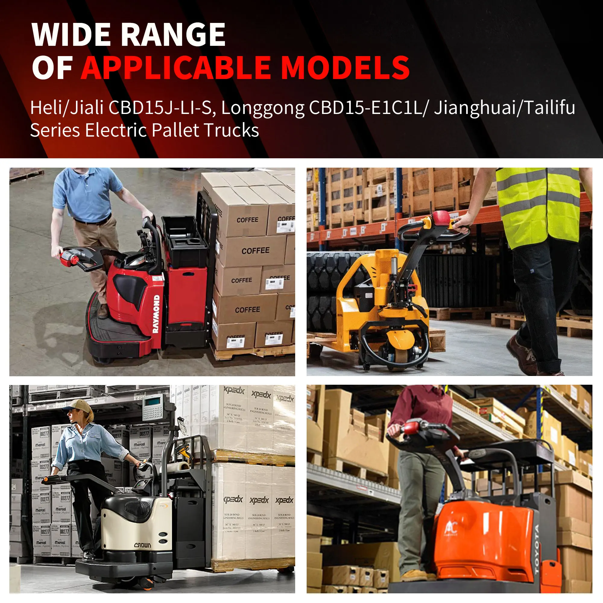 

Lifepo4 Battery 24V/40Ah Lithium Battery for Electric Pallet Jack Truck HeLi CBD15J-LI-S/Longgong CBD15-E1C1L/Tailifu
