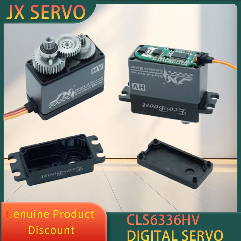 

1/4PCS JX Ecoboost CLS6336HV 36KG Large Torque 180Degree CNC Digital Coreless Servo for RC Models Helicopter Cars