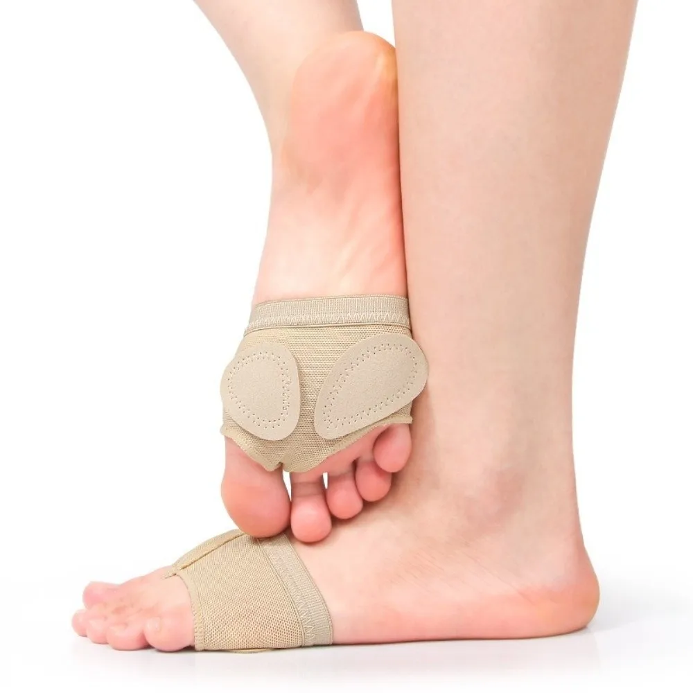 Non-Slip Dance Foot Pads Double Layer Microfiber Ballet Foot Protectors Forefoot Pad Anti Rub Dance Feet Pad Dance Fitness