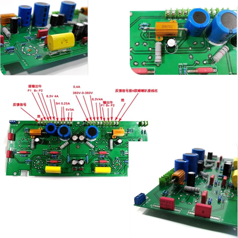 

Sunbuck 6U8 6F2 Push EL34 6P3P 6L6 5881 KT88 Push-pull Electronic Tube Amplifier 30Wx2 Power Amplifier Audio