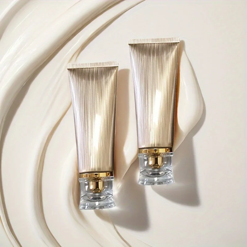 10 Stück Gold Silber Leere Nachfüllbare Kunststoff-Softtuben Quetschbare Flasche Kosmetikbehälter für Gesichtsreiniger, Lotion, Handcreme – Detail 5